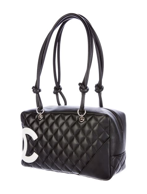 chanel small cambon bag black lining|Chanel handbags.